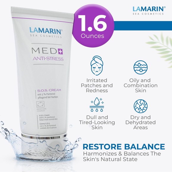 Cream for Skin Soothing, Rejuvenating, Shea Butter & Panthenol, Made in Germany - Picture 4 of 9